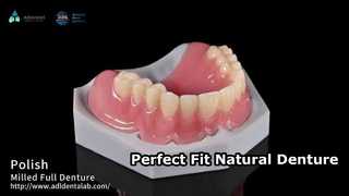 Milled Denture Perfect Fit Natural Look